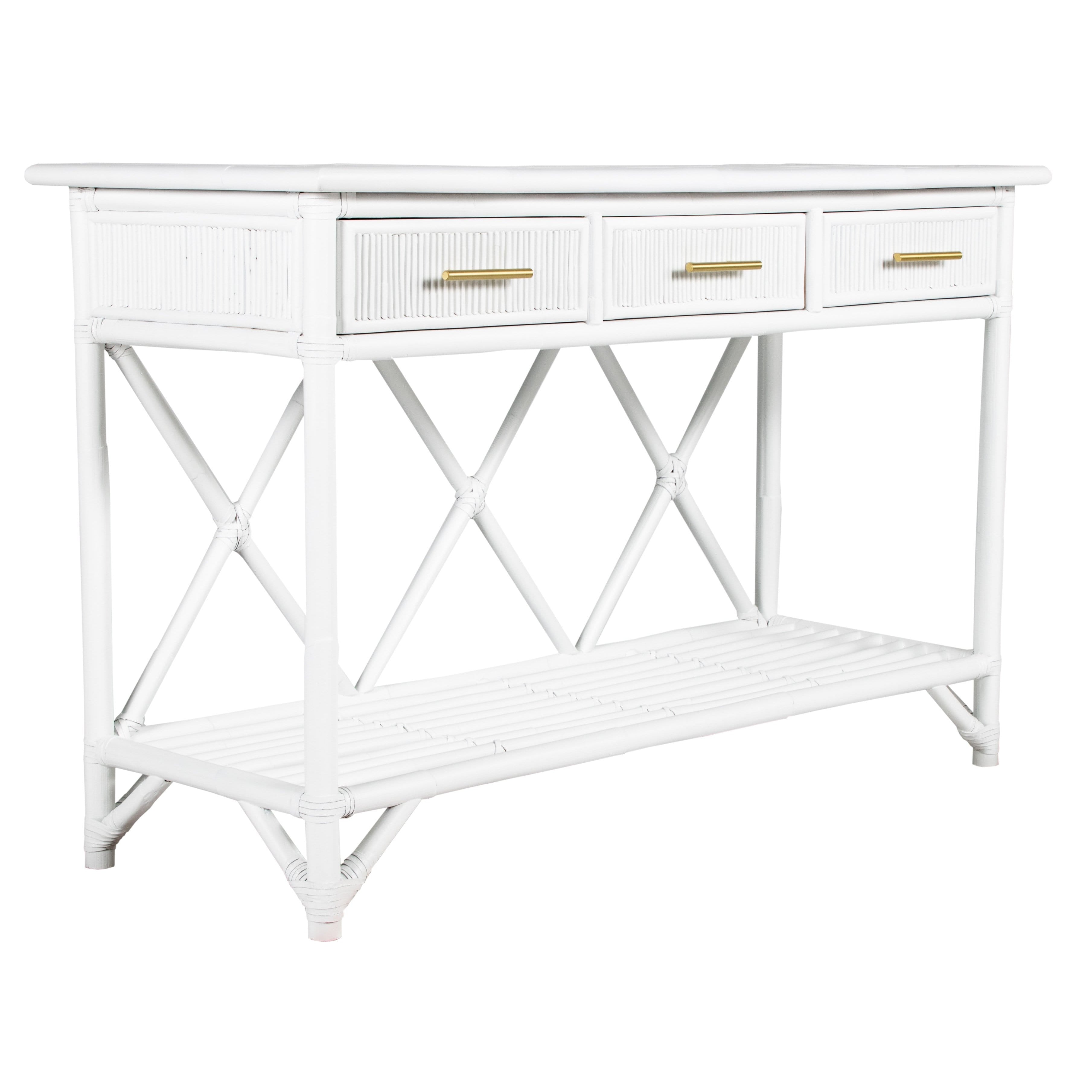 Pencil Rattan Sideboard-Occasional Tables-David Francis
