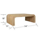 Ready To Ship - Bahia Coffee Table in Premium Caramel