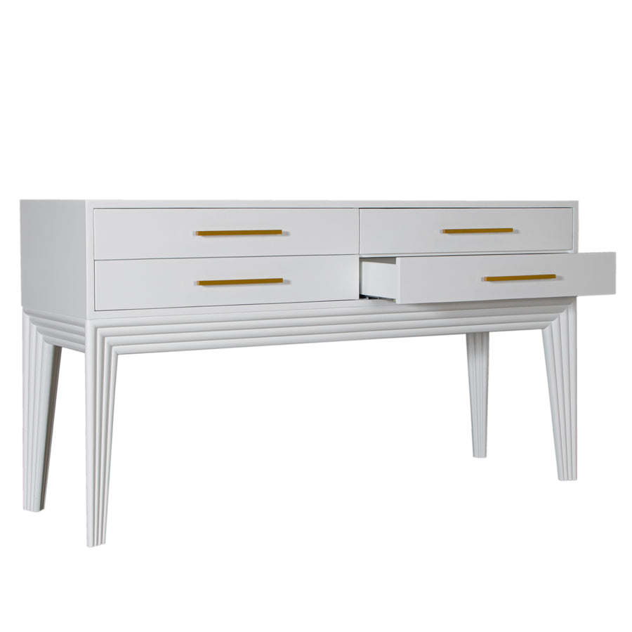 Ready To Ship - Barcelona Console Table In White