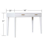 Ready To Ship - Barcelona Desk in Caramel