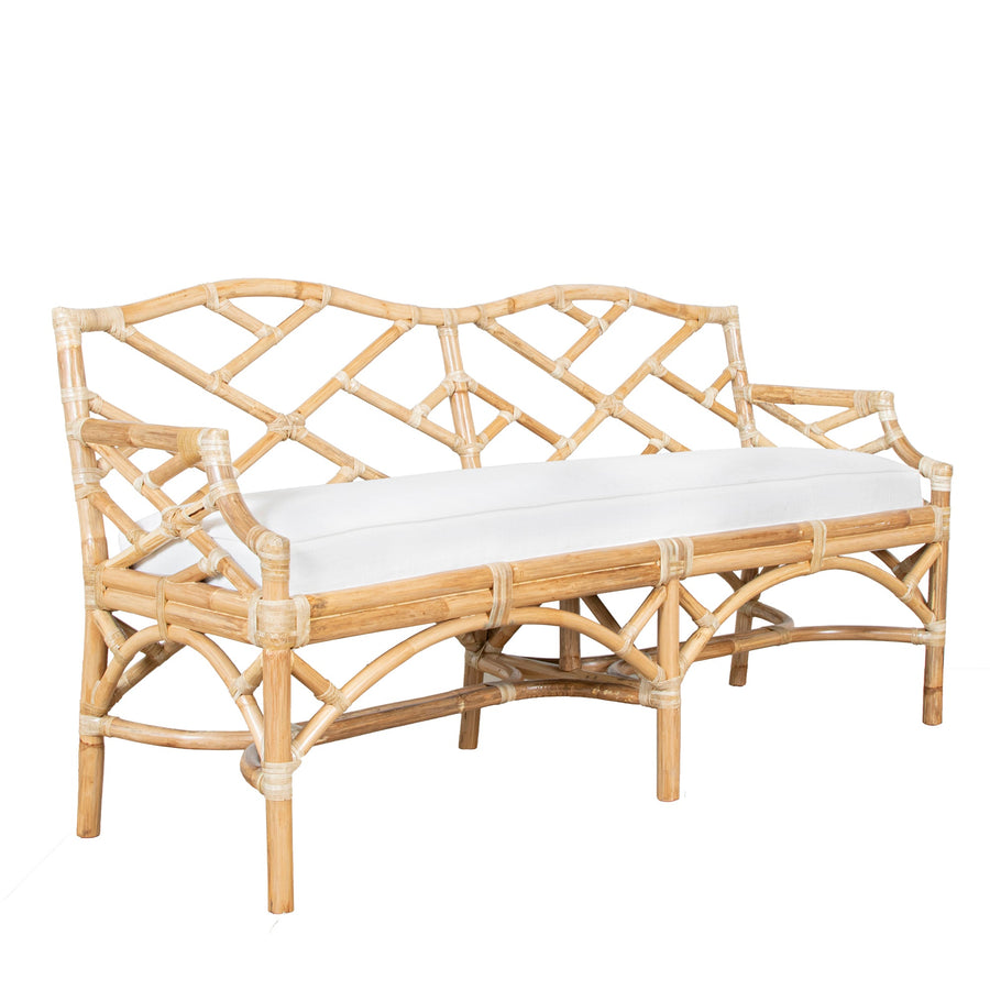 Ready To Ship - Chippendale Bench in Natural