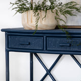 Pencil Rattan Console Table