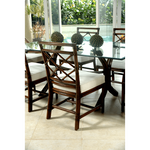 X & Diamond Side Chair-Dining Chairs-David Francis