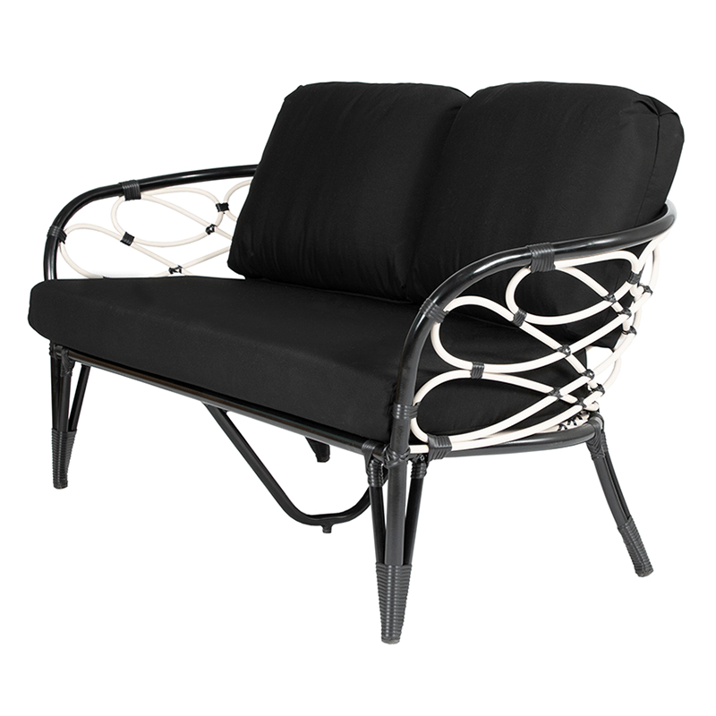 St. Tropez Loveseat-Outdoor Loveseats-David Francis