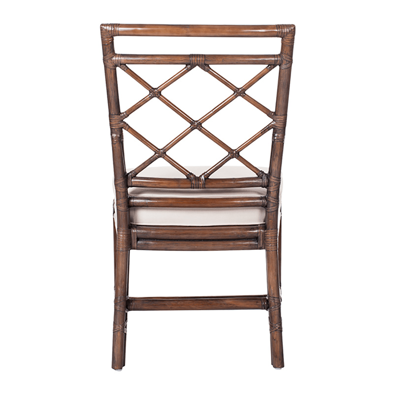 X & Diamond Side Chair-Dining Chairs-David Francis