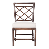 X & Diamond Side Chair-Dining Chairs-David Francis