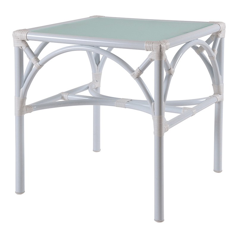 Quick Ship! Chippendale Outdoor End Table-Outdoor Occasional Tables-David Francis